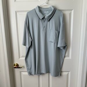 Duluth Trading Polo Men’s Shirt 2XL Grey Short Sleeve
